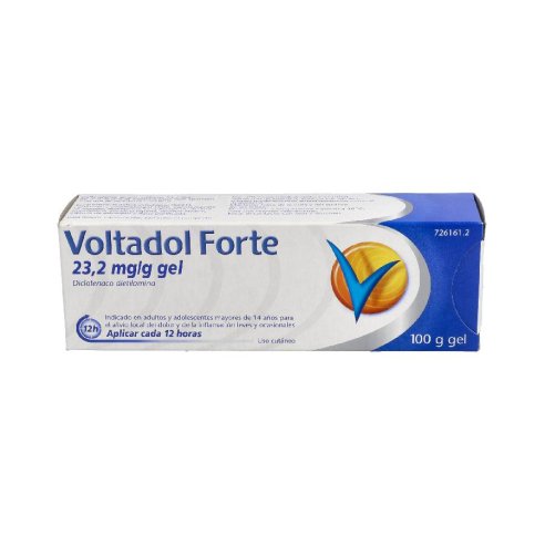 VOLTADOL FORTE 23,2 MG/G GEL CUTANEO 1 TUBO 100 G