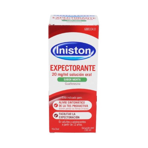 INISTON MUCOSIDAD 20 MG/ML SOLUCION ORAL 1 FRASCO 150 ML (SABOR MENTA)