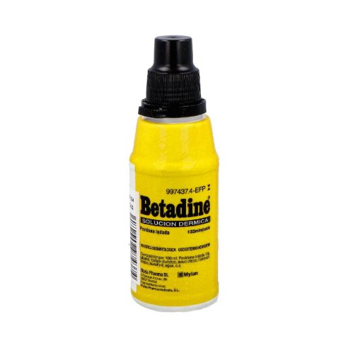 BETADINE 100 MG/ML SOLUCION CUTANEA 1 FRASCO 125 ML