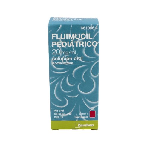 FLUIMUCIL PEDIATRICO 20 MG/ML SOLUCION ORAL 1 FRASCO 200 ML