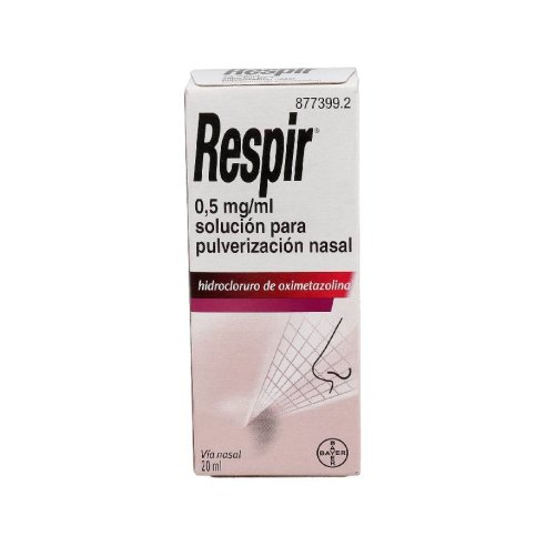 RESPIR 0,5 MG/ML SOLUCION PARA PULVERIZACION NASAL 1 FRASCO 20 ML  BOMBA PULVERIZADORA