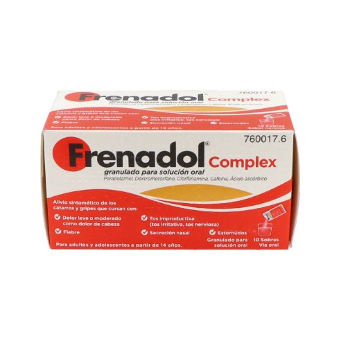 FRENADOL COMPLEX 10 SOBRES GRANULADO PARA SOLUCION ORAL