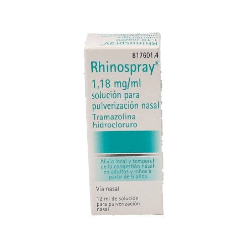 RHINOSPRAY 1,18 MG/ML SOLUCION PARA PULVERIZACION NASAL 1 FRASCO 12 ML