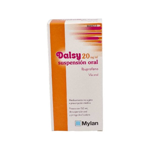 DALSY 20 MG/ML SUSPENSION ORAL 1 FRASCO 150 ML