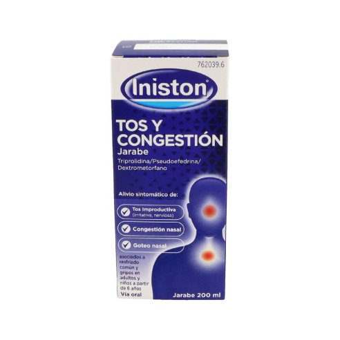 INISTON TOS Y CONGESTION JARABE 1 FRASCO 200 ML