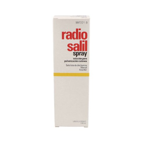 RADIO SALIL AEROSOL CUTANEO EN SOLUCION 1 ENVASE 130 ML