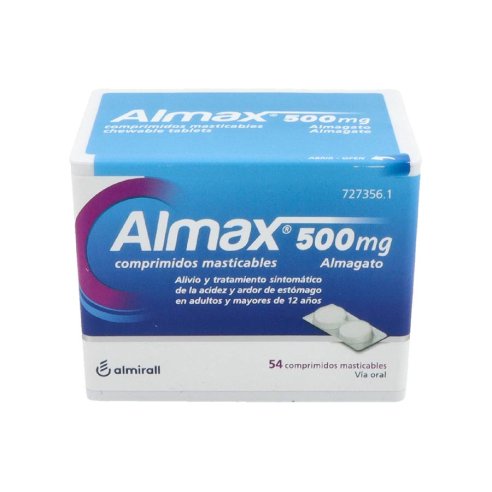 ALMAX 500 MG 54 COMPRIMIDOS MASTICABLES