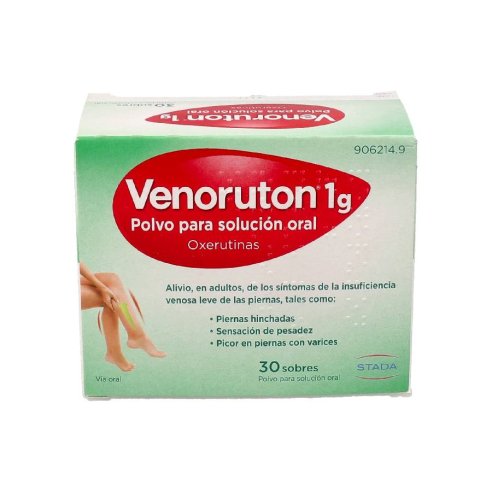 VENORUTON OXERUTINAS 1 G 30 SOBRES POLVO PARA SOLUCION ORAL