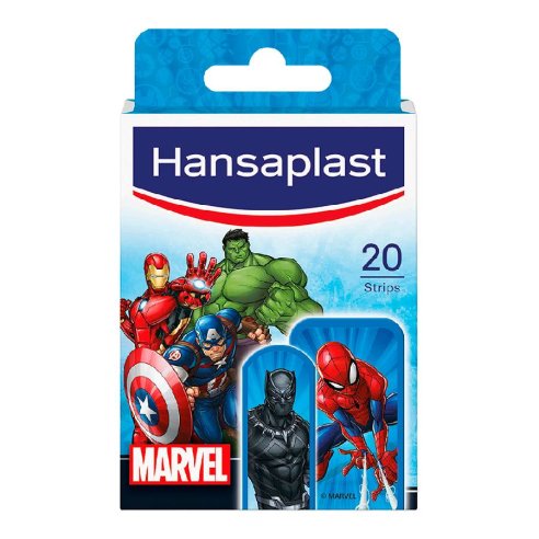 HANSAPLAST MARVEL APOSITO ADHESIVO 2 TAMAÑOS 20 STRIPS